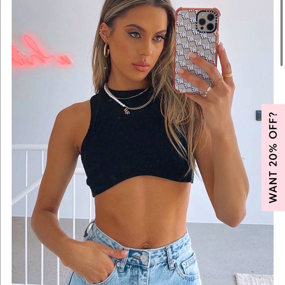 White Fox Boutique Commit to Me Crop Top